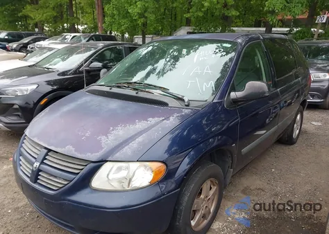 2005 Dodge Caravan Sxt из США, поврежденный, VIN 1D4GP45RX5B416600